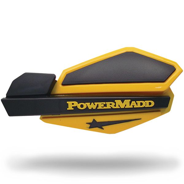PowerMadd Star Series Replacement ATV Handguards Ski Doo Yellow Black 34201