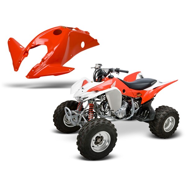 NEW HONDA TRX 400EX 99 - 07 FIGHTING RED REAR FENDER PLASTIC TRX400EX PLASTICS E - Foto 13