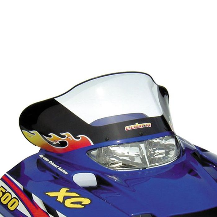 Powermadd POWERMADD COBRA WINDSHIELD POLARIS EDGE, LOW (11.5"), CLEAR