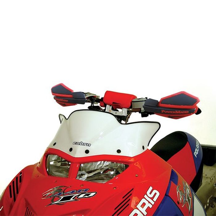 Powermadd POWERMADD COBRA WINDSHIELD POLARIS IQ RACE, LOW (9"), WHITE (11710)