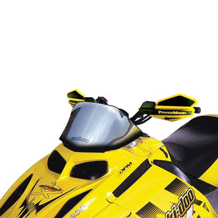 Powermadd POWERMADD COBRA WINDSHIELD SKIDOO REV, LOW (9.5"), CHROME