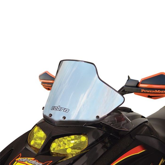 Powermadd POWERMADD COBRA WINDSHIELD SKIDOO REV, MID (11"), CHROME
