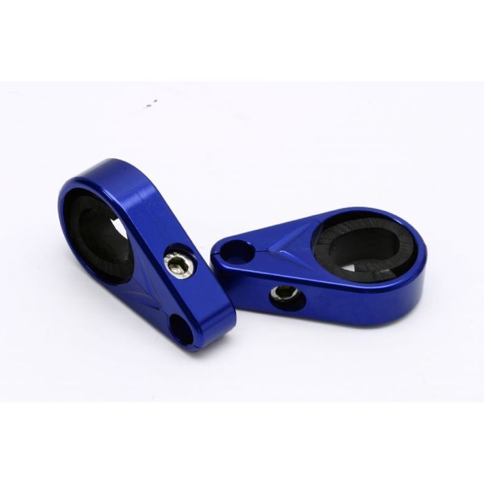 Streamline STREAMLINE BILLET BRAKE LINE CLAMPS 1.25" BLUE (BLC125B)