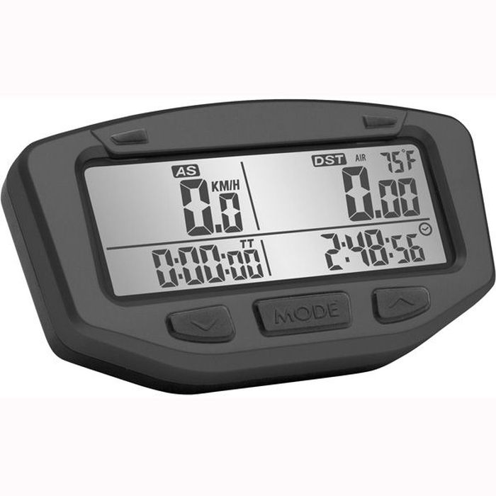 TrailTech TRAIL TECH VECTOR DIGITAL GAUGE ONLY - STEALTH BLACK (8502-R)