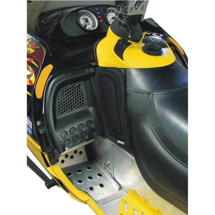 Skinz Console Knee Pads SkiDoo ZXChassis 99Up Black (SCKP200BK)