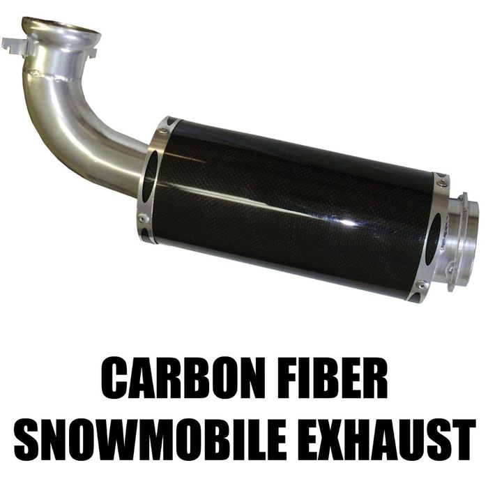 Straightline STRAIGHTLINE SNOWMOBILE CARBON FIBER MUFFLER 200912 SKI