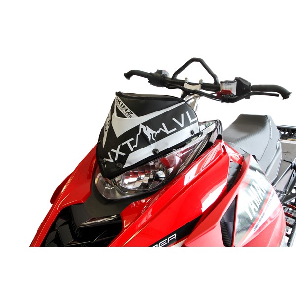 Skinz Next Level Windshield Pak Yamaha SR Viper 20142016 Black