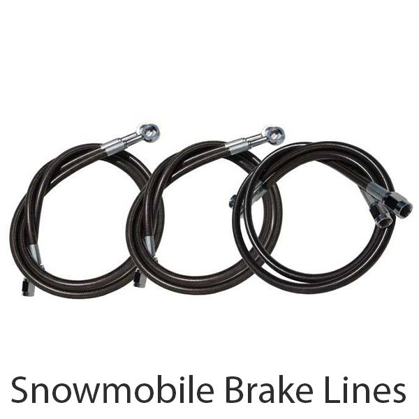 Powermadd extended snowmobile brake lines